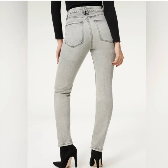 Good American Good Classic Jeans in Black 176 Size 0 / 25 NWT - Picture 3 of 6